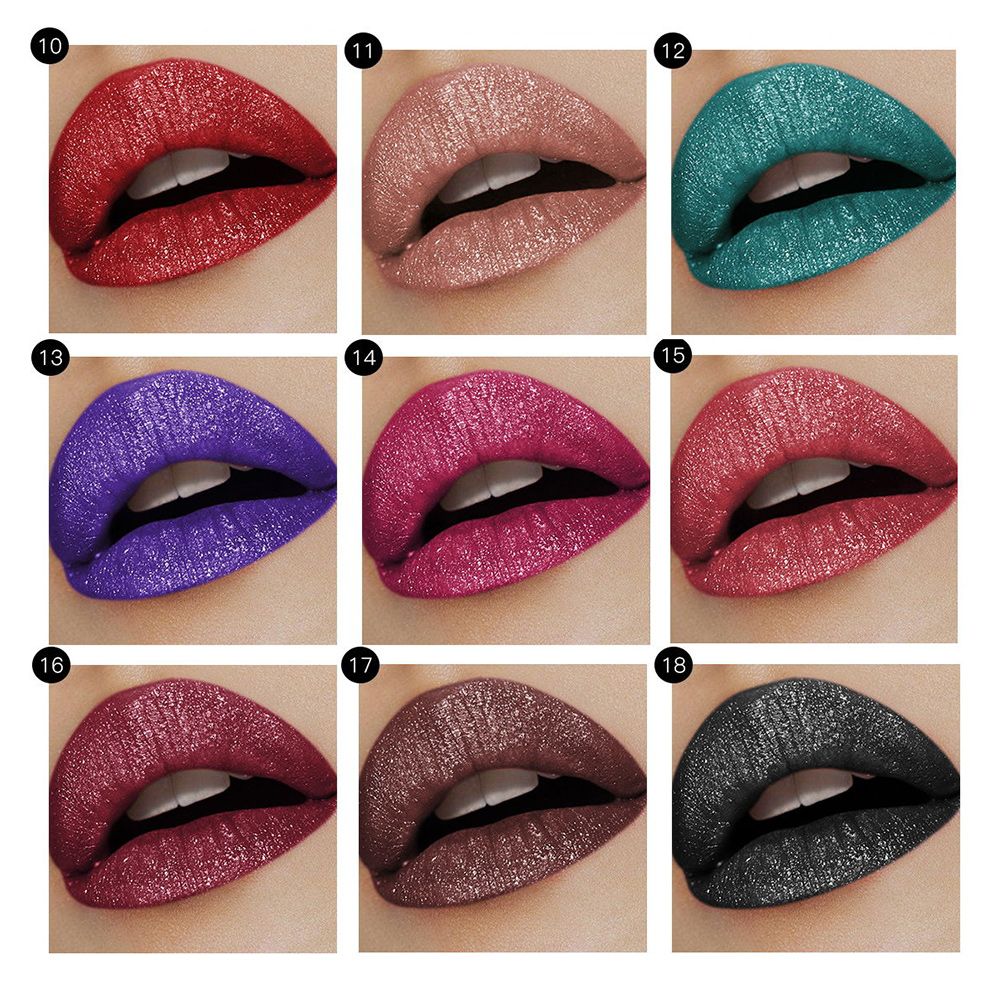 Higomore™ 18 Colour Diamond Shiny Long Lasting Lipstick