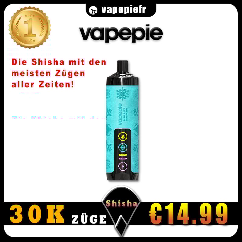 VAPEPIE AirPush 30000 PUFFS & Gerade erschienen: Großes Cloud Beast für lange Hits! 💨🔥