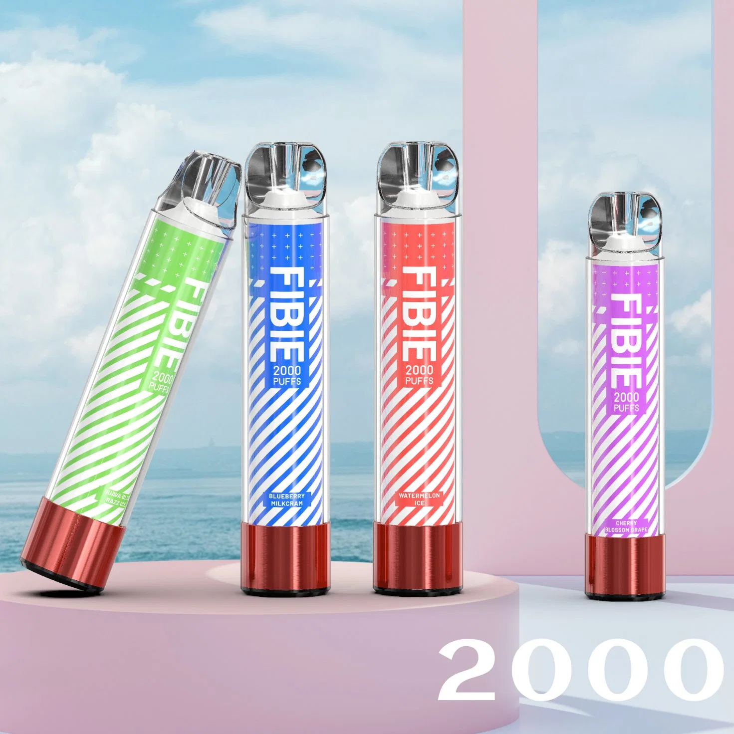 Fibie 2000 Glow With Every Puffs Disposable Vapor Wands