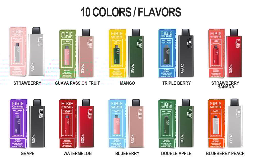 Double Apple Flavor Disposable Vape | FIBIE 7000 Puffs