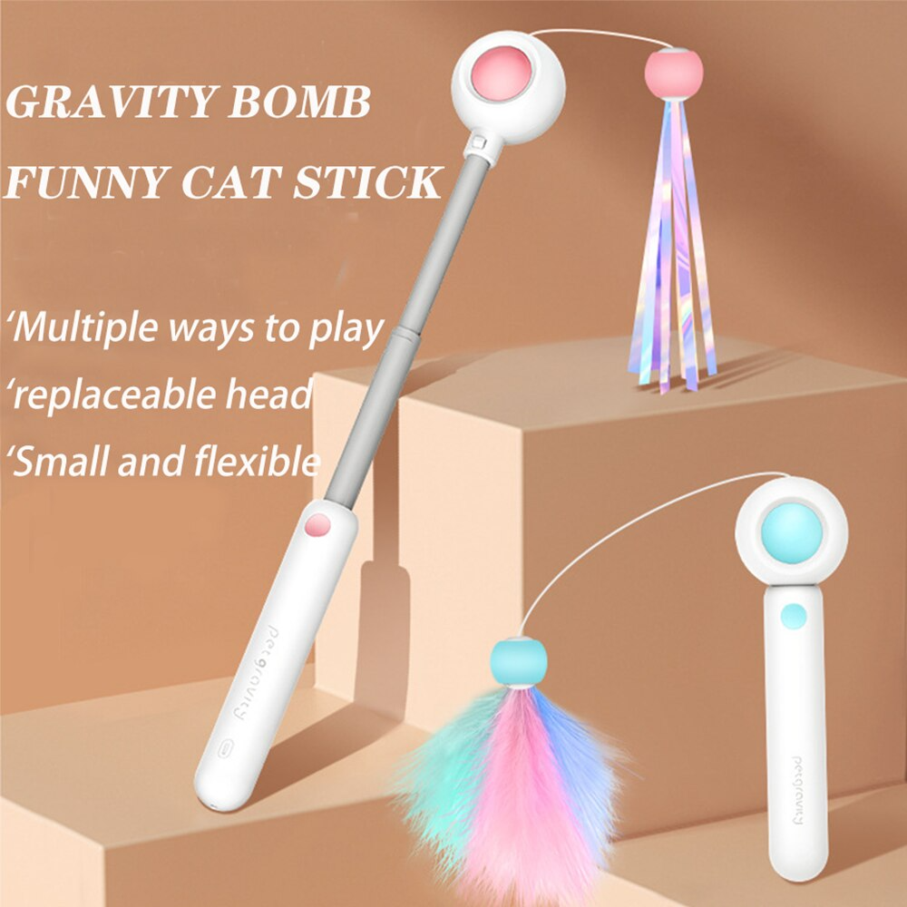 (🎄CHRISTMAS SALE NOW-48% OFF) Pet Telescopic Laser Teasing Stick