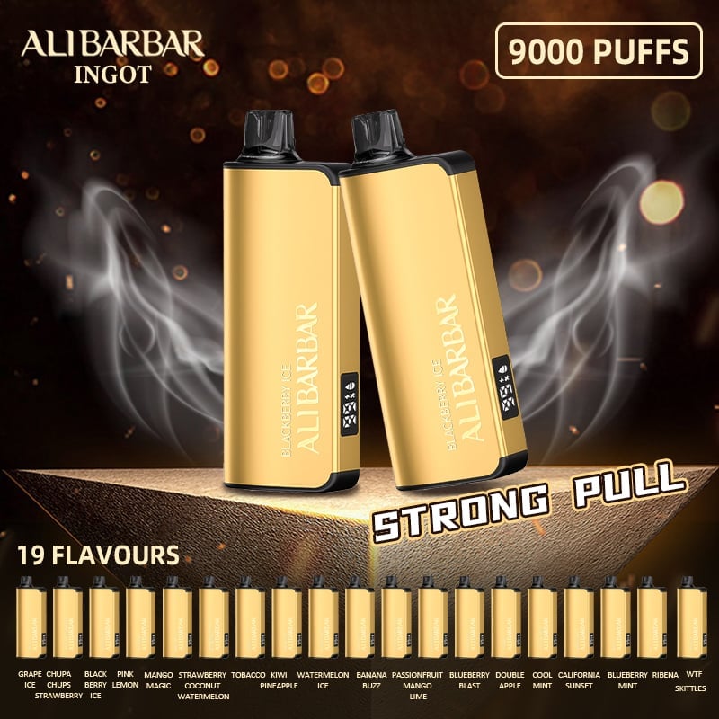 Alibarbar Ingot 9000 PUFFS Seamless Vaping Australian Warehouse