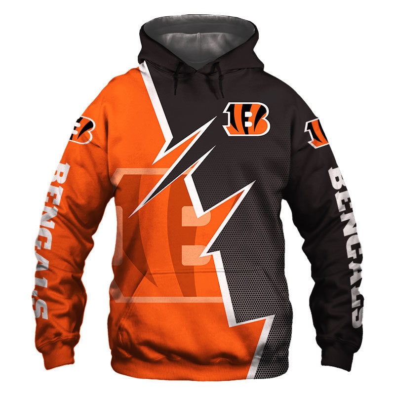 CINCINNATI BENGALS 3D HOODIE CB009