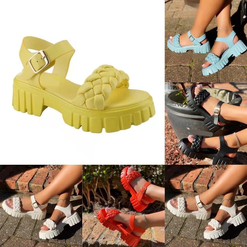 Castillotigo™ Nuevas sandalias de plataforma con hebilla de tendencia para mujer de verano