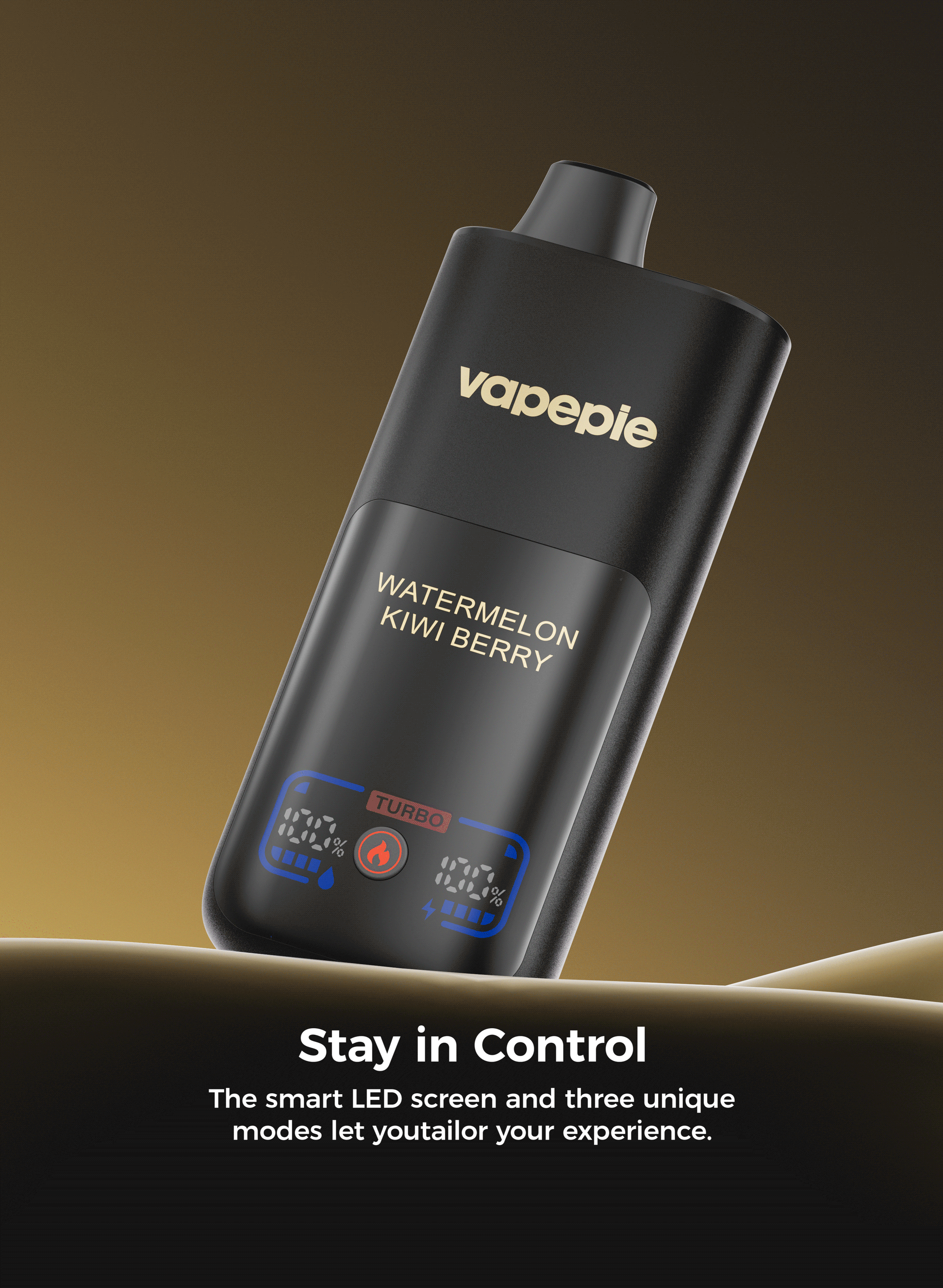 VAPEPIE Mega 70000 Z&uuml;ge in der Hand - kompaktes Design