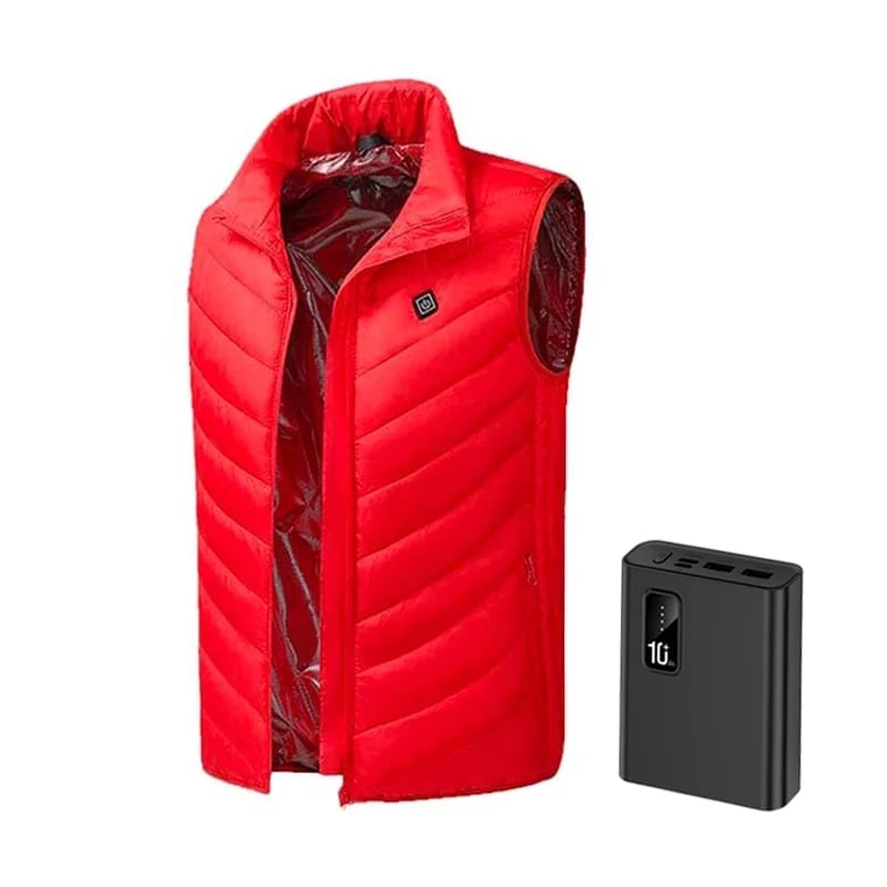 2022 Updated Version Two-touch LED Controller Heated Vest For Men & Women With Battery Pack