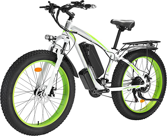 🚲(Free Shipping)Wide tire electric bike with 1000W 48V/17.5Ah removable battery 31MPH🚲