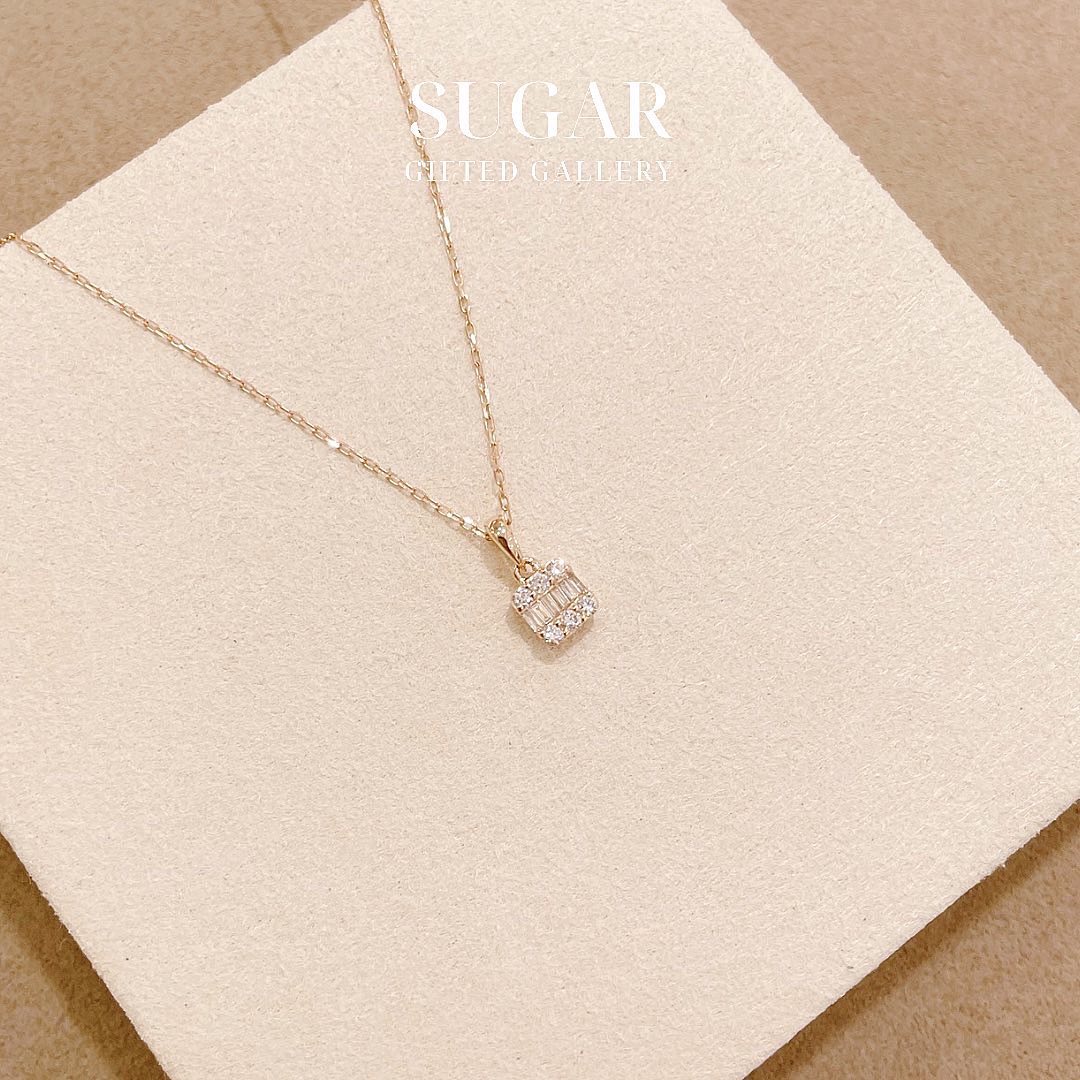 Sugar Diamond Necklace by Gifted Gallery