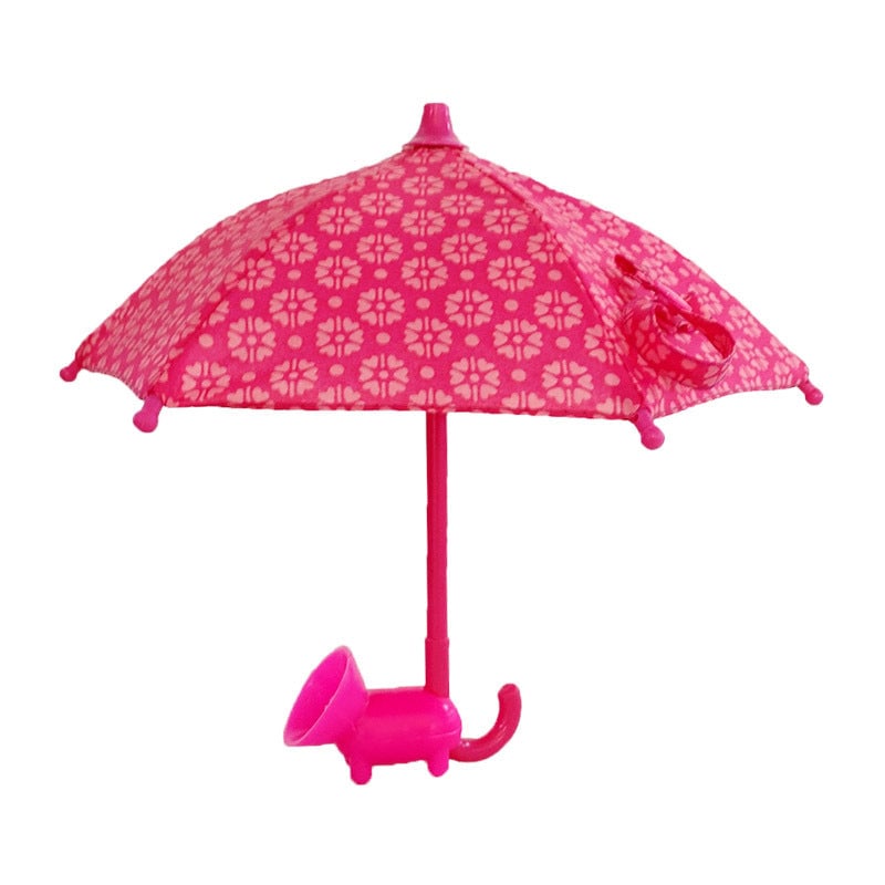 Cute Mobile Phone Holder With Sun Umbrella