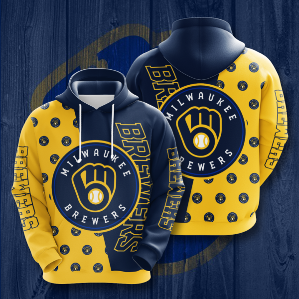 MILWAUKEE BREWERS 3D HOODIES MB015