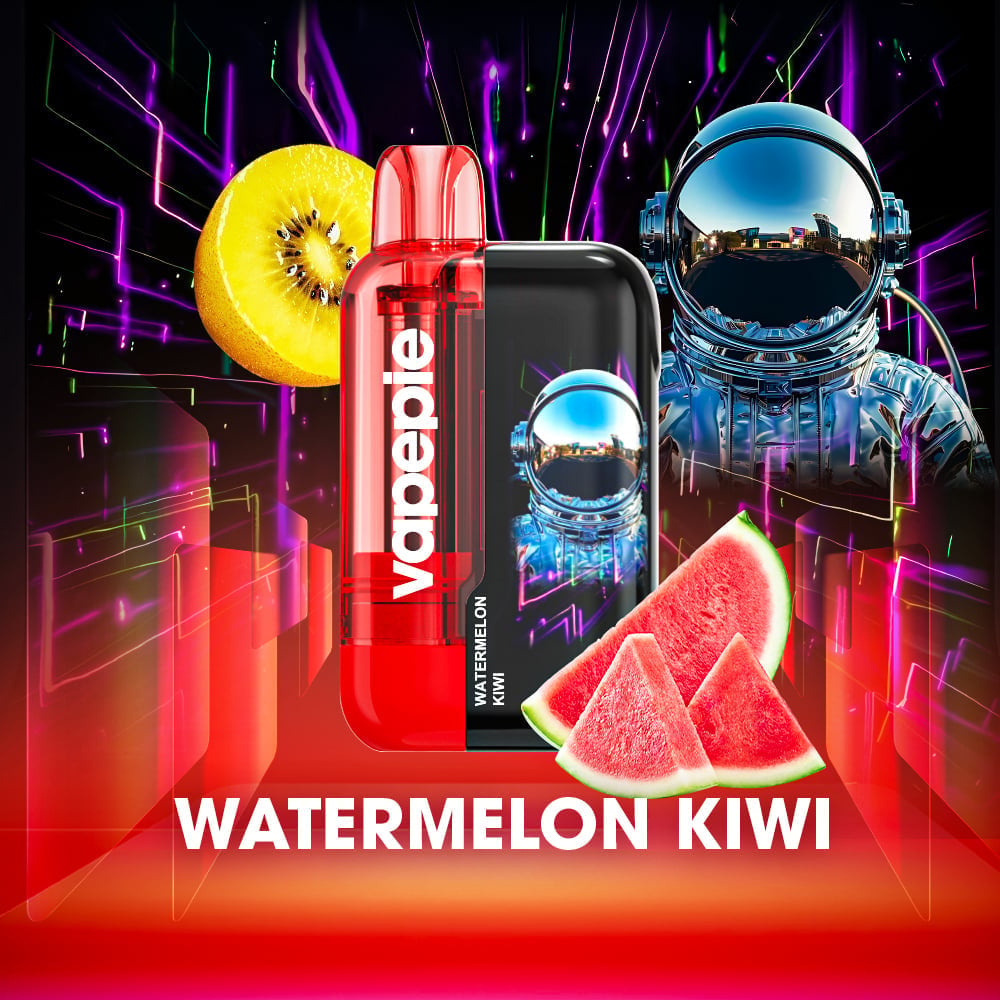 [Buy One, Get One Free]  Watermelon Kiwi Flavor Vape丨Vapepie 30000 Puffs Ultra Phantom