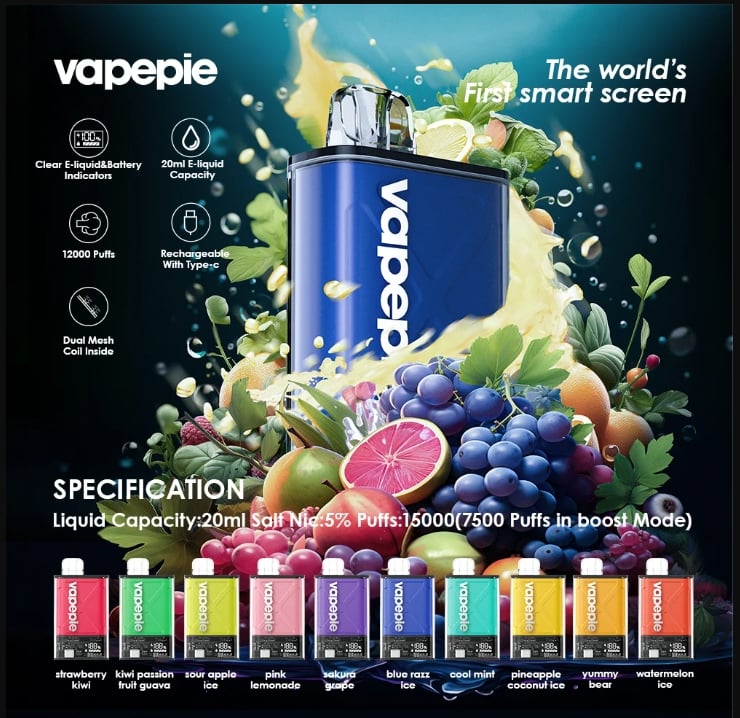 🥶Vapepie FV 12000 PUFFS