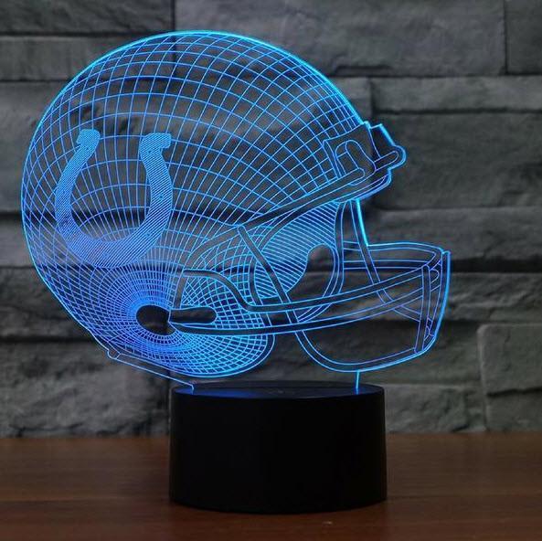 INDIANAPOLIS COLTS 3D LAMP PERSONALIZED
