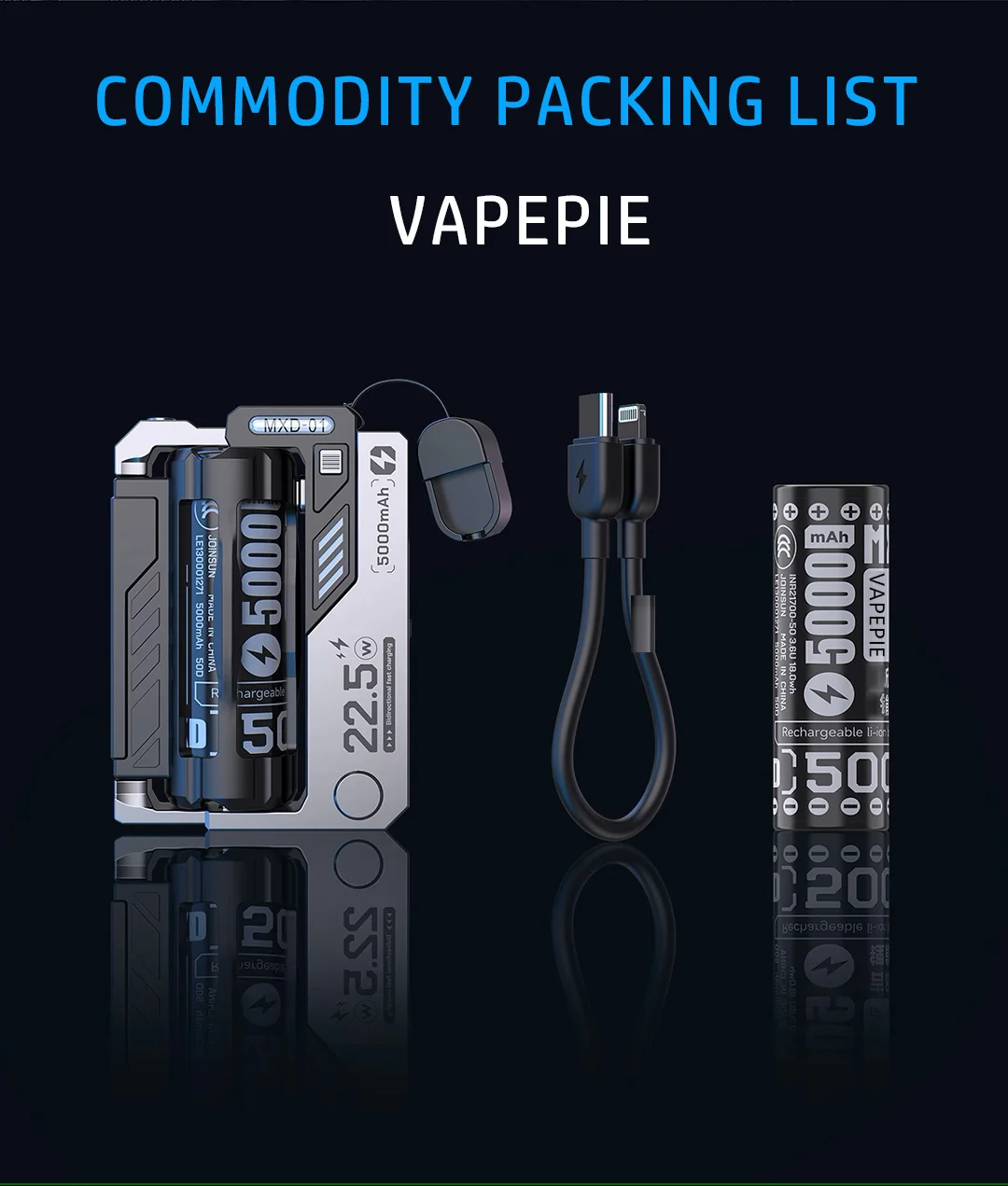 VAPEPIE Vape Portable Power Bank