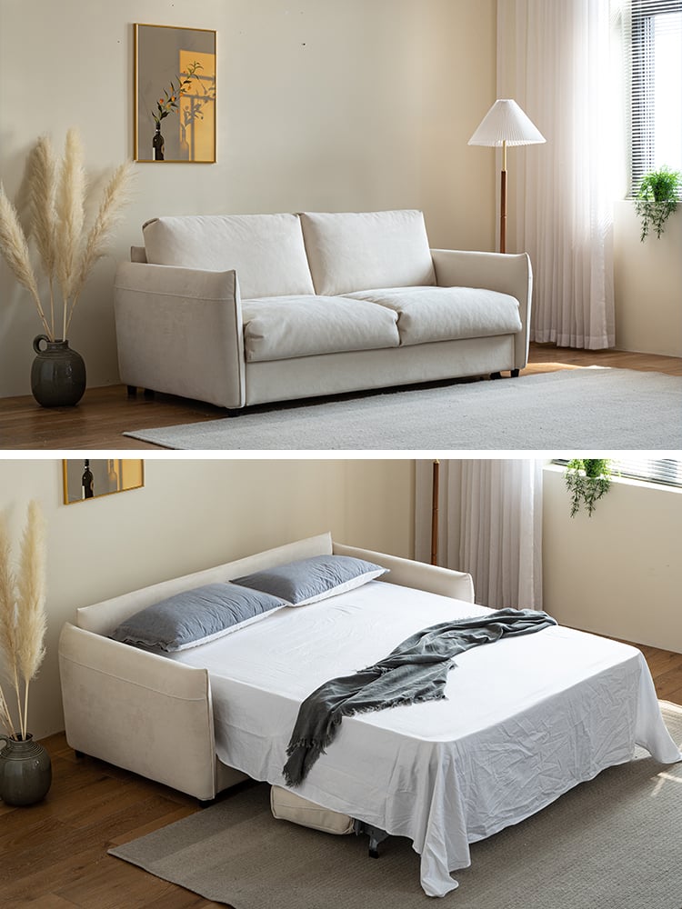 🔥Venta de Amazon último día🔥El sofá cama plegable más cómodo de plumón.