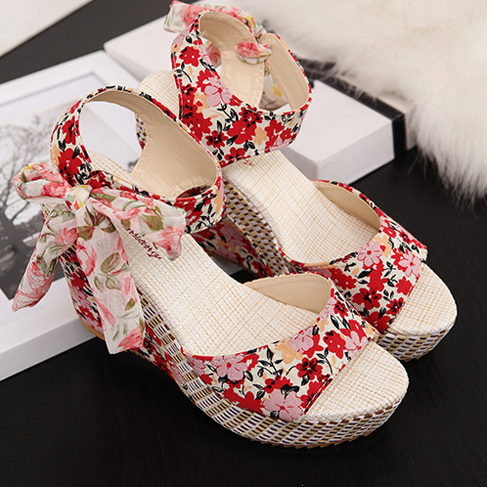Castillotigo™ Sandalias de moda con estampado de boca de pez de una palabra