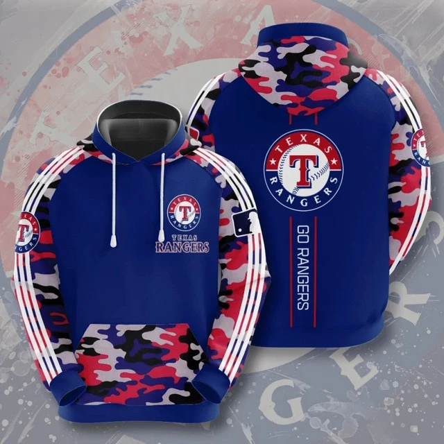 TEXAS RANGERS 3D HOODIES TR005