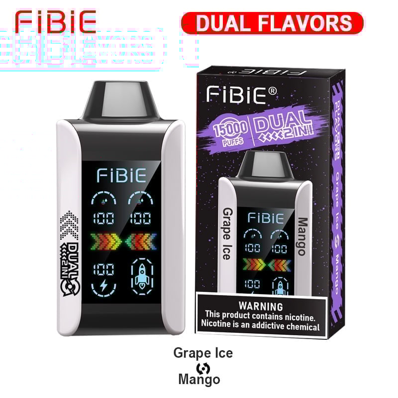 FIBIE 15000 PUFFS GRAPE ICE & MANGO
