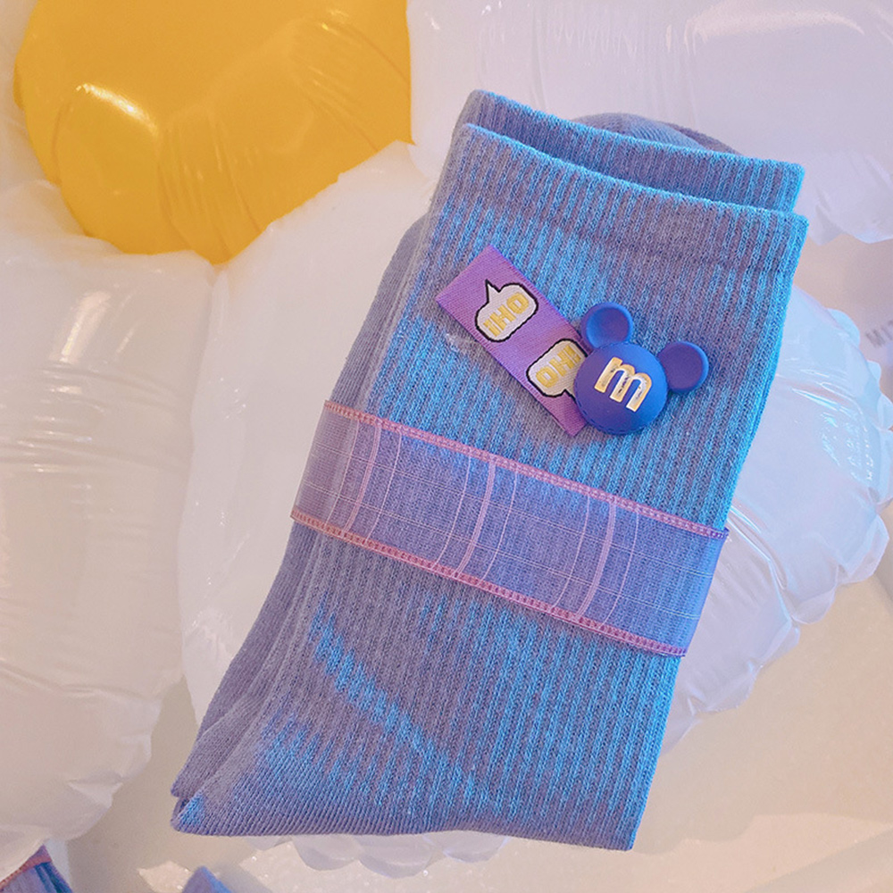 Higolot™  new periwinkle blue socks