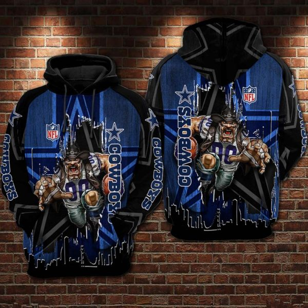 DALLAS COWBOYS 3D HOODIE ADC25