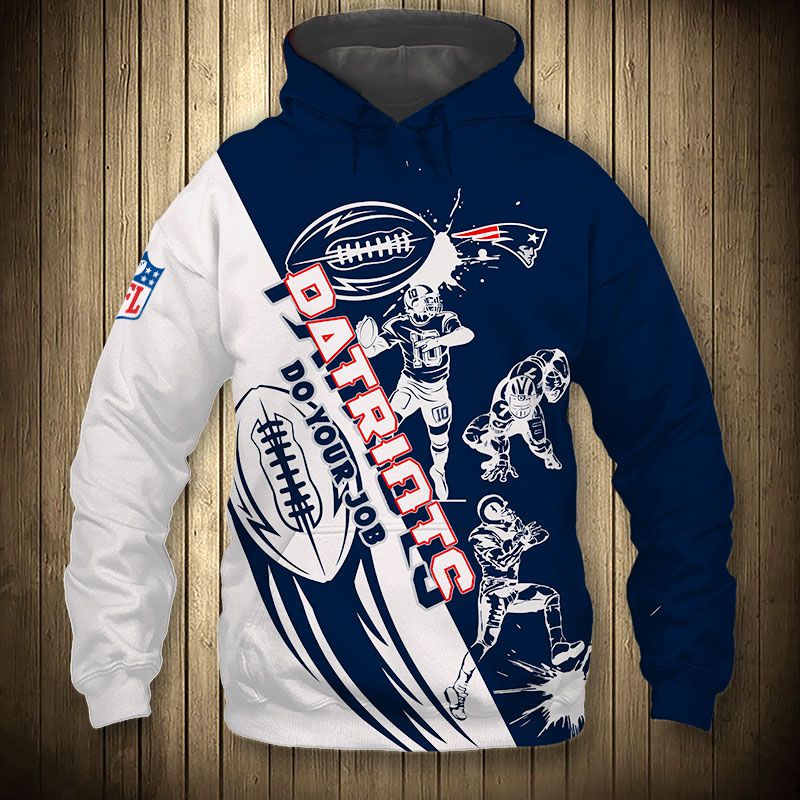 NEW ENGLAND PATRIOTS 3D HOODIE NNEP002