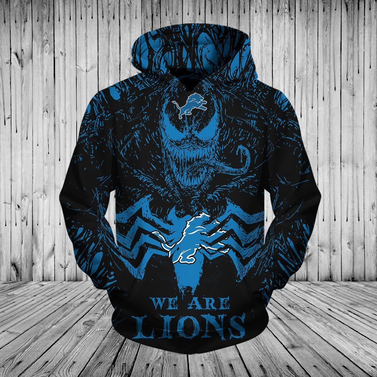 LIONS 3D HOODIE VN10