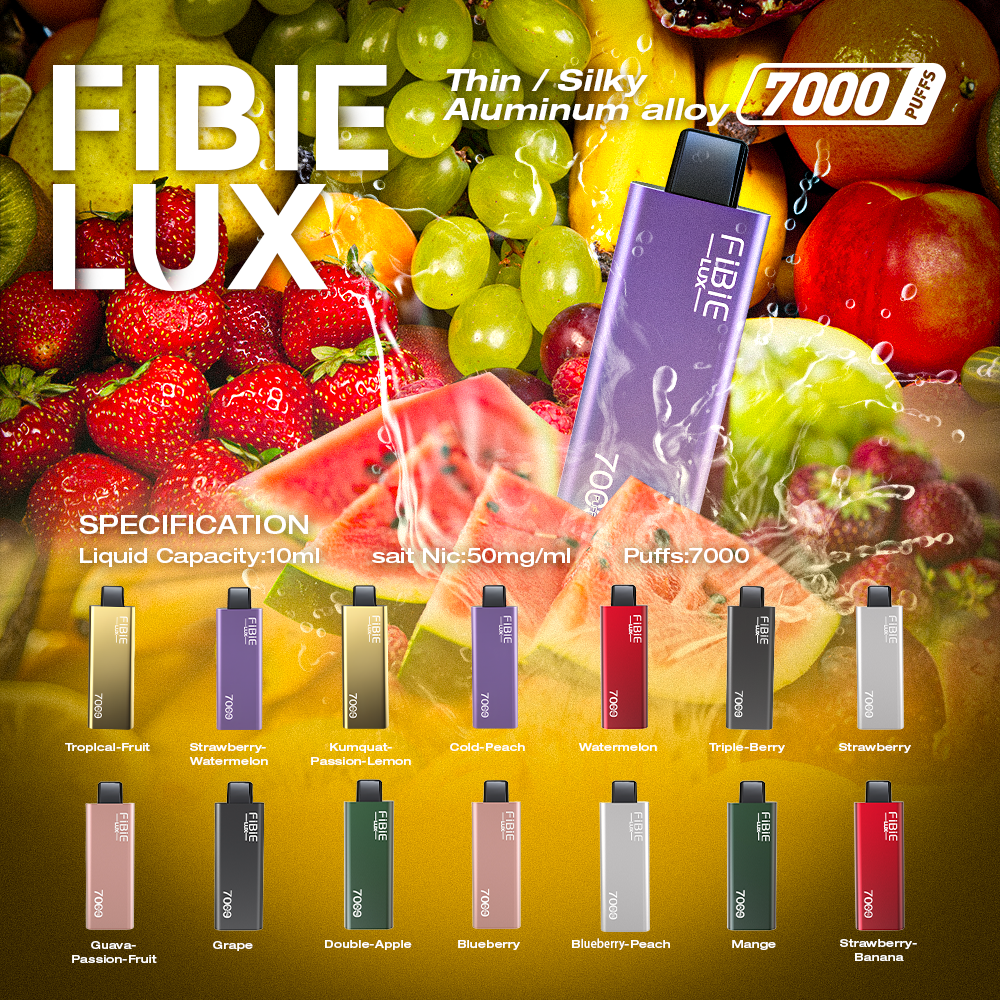 FIBIE 7000 Dual Flavors Disposable Vapor Wands(7000 PUFFS)