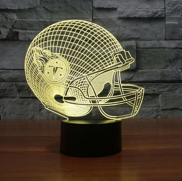 TENNESSEE TITANS 3D LAMP PERSONALIZED