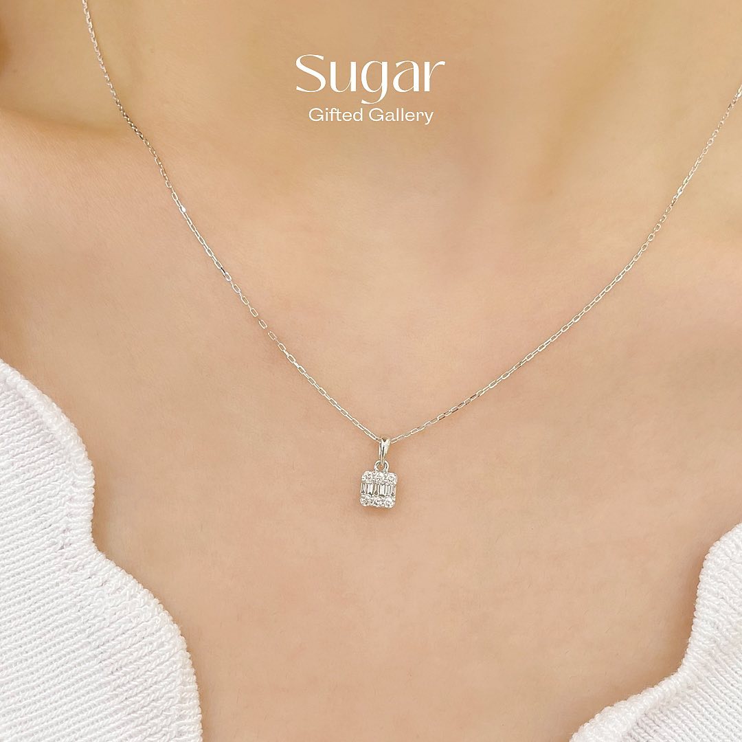 Sugar Diamond Necklace by Gifted Gallery
