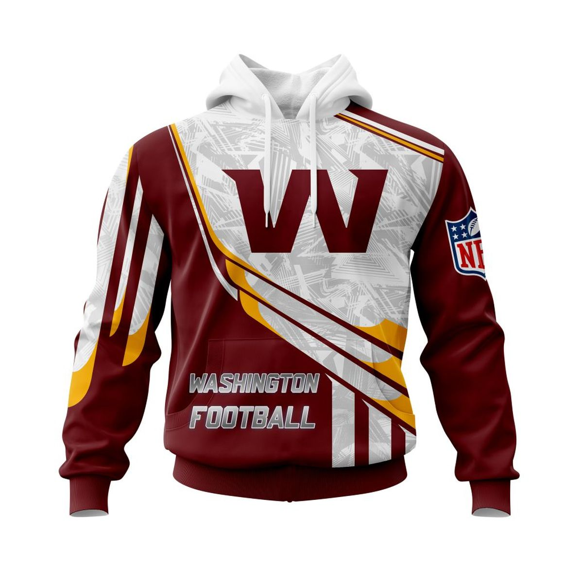 WASHINGTON 3D HOODIE SKULL0801