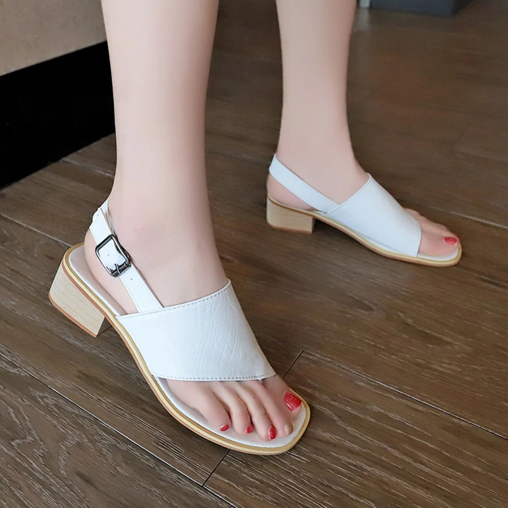 Castillotigo™ Sandalias de tacón de bloque de moda