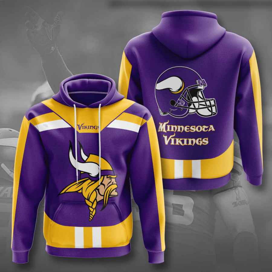 MINNESOTA VIKINGS 3D HOODIE ABC02