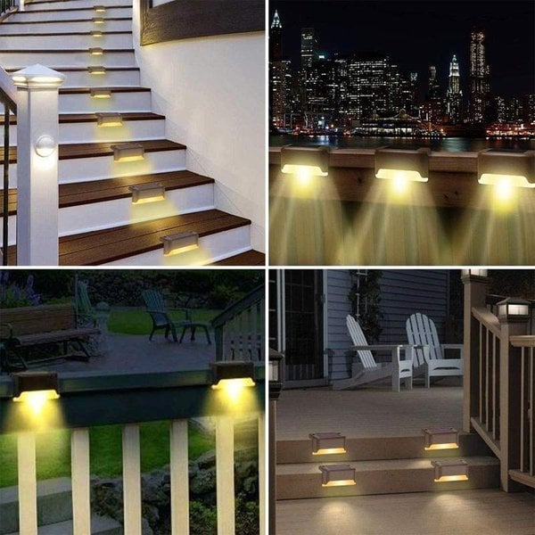 LED Solar Lamp Path Staircase Outdoor Waterproof Wall Light🔥BUY 3 GET 2 FREE