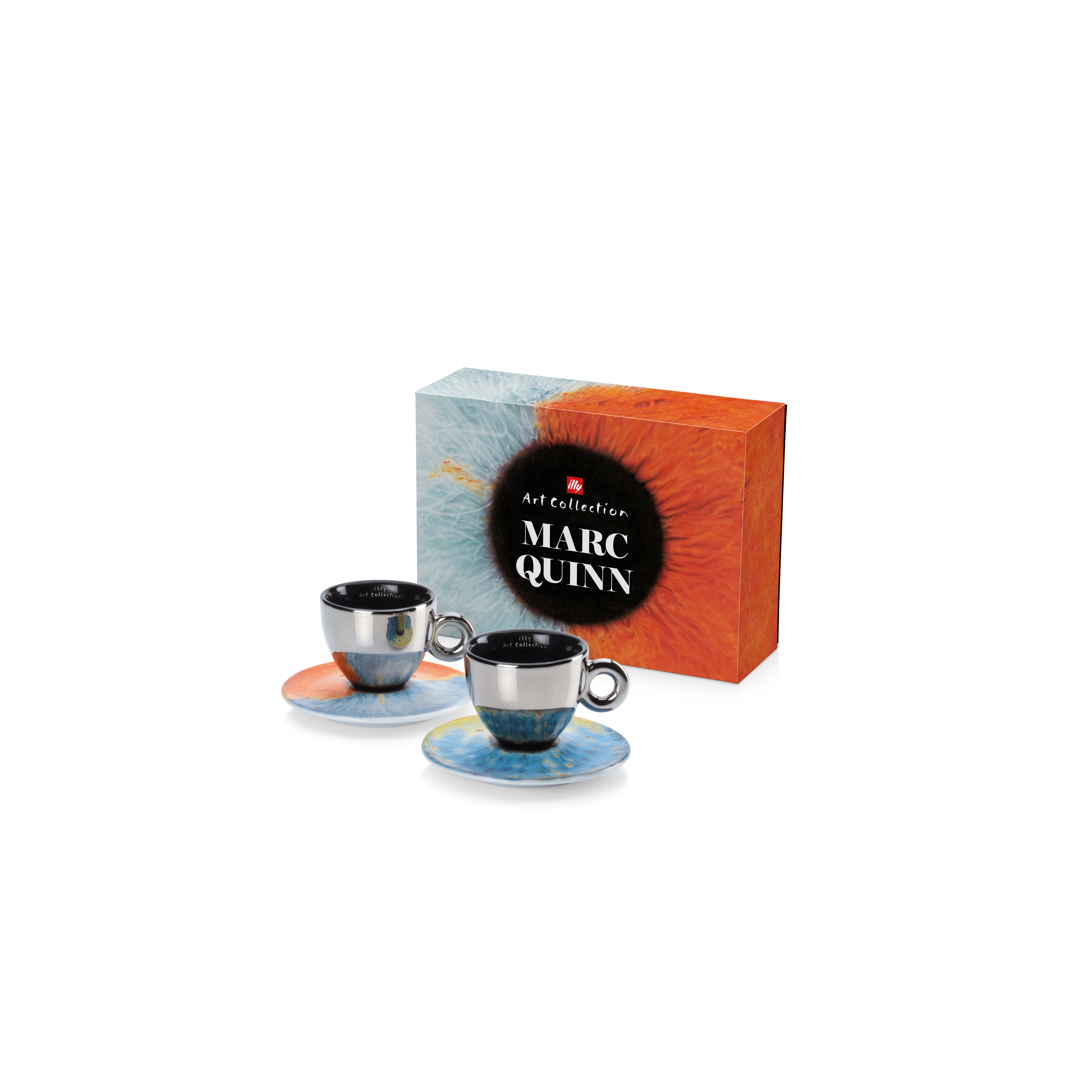 illy Art Collection Marc Quinn - Set of 2 Cappuccino Cups