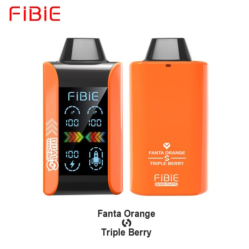 FANTA ORANGE & TRIPLE BERRY - FIBIE 15000  PUFFS (Dual Flavors)