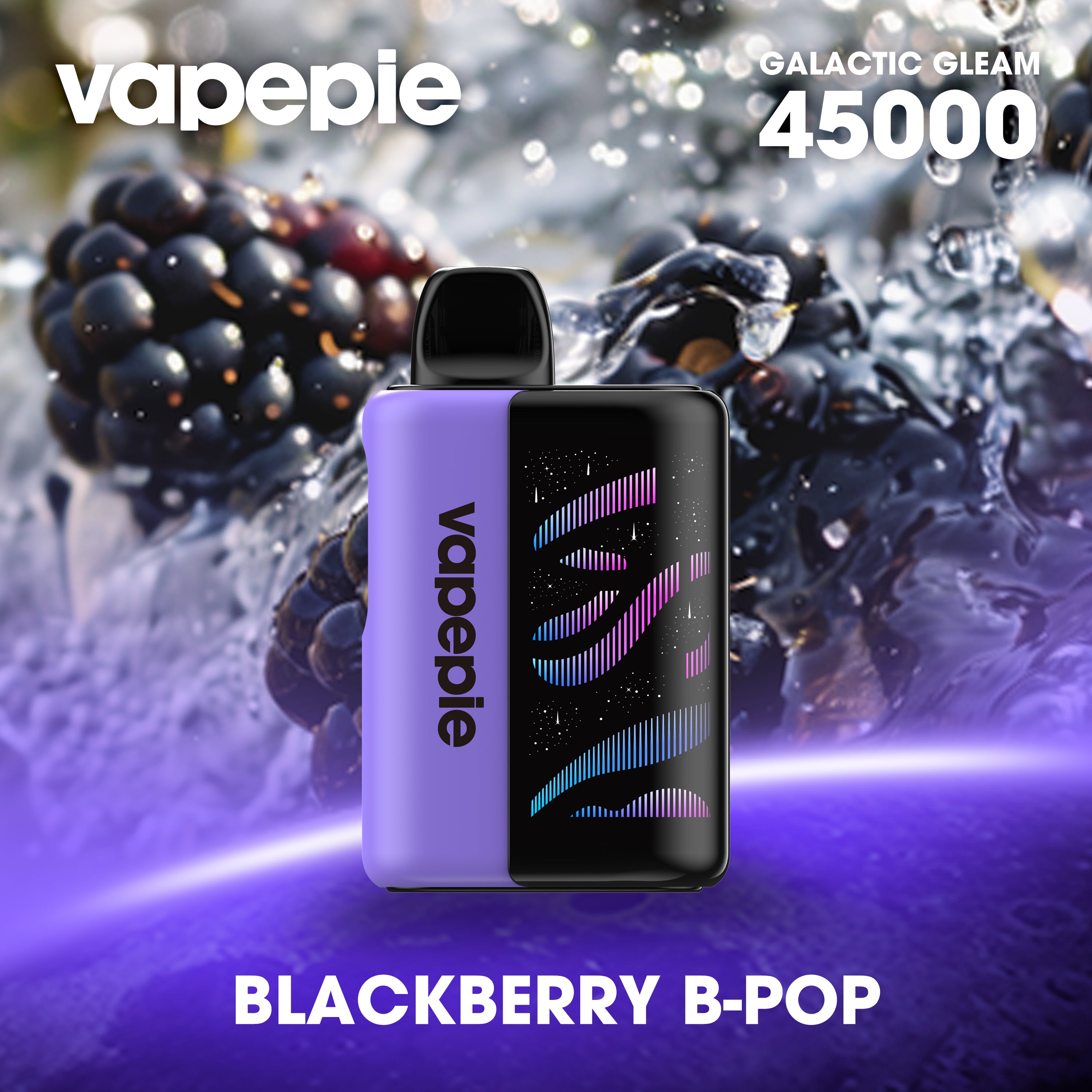 VAPEPIE Galactic Gleam 45000 Puffs -Blackberry B-POP