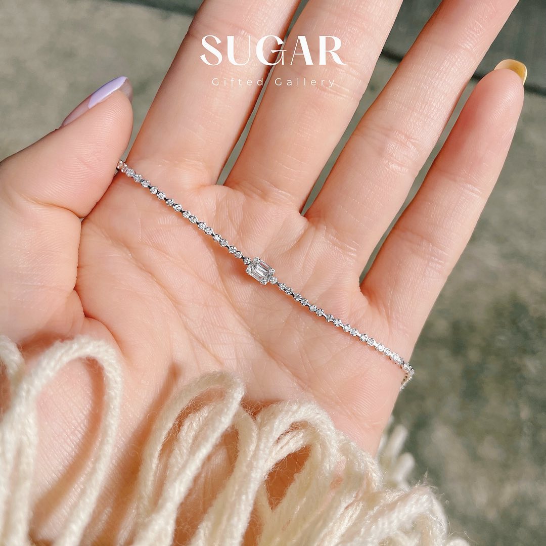 Sugar Full Diamond Bracelet by Gifted Gallery