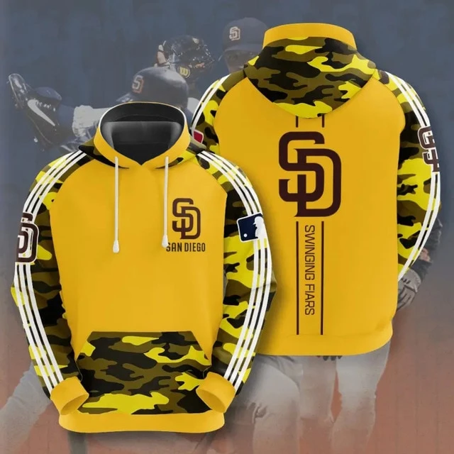 SAN DIEGO PADRES 3D HOODIES SDP004