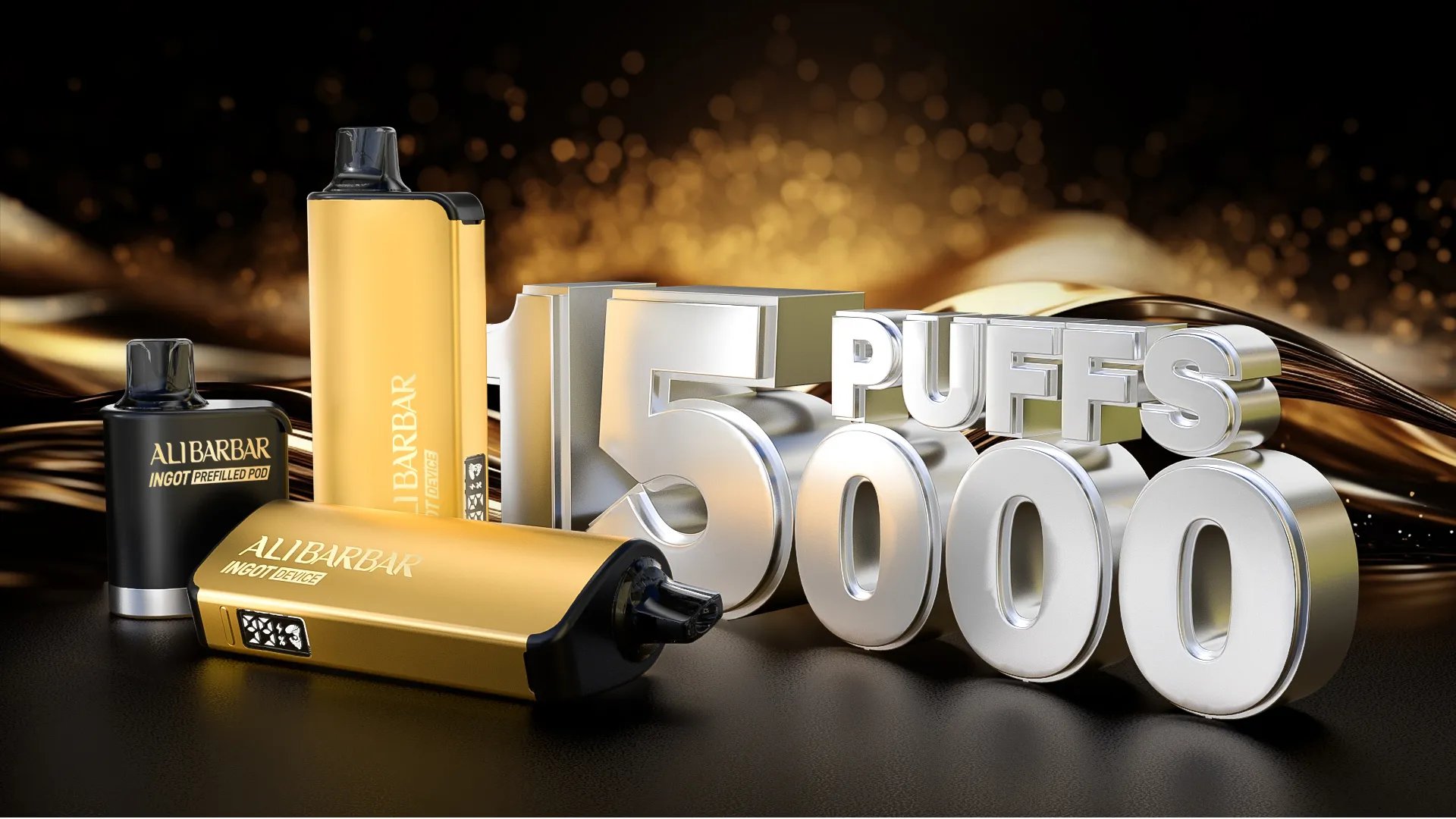 Alibarbar Ingot 15,000 Puffs