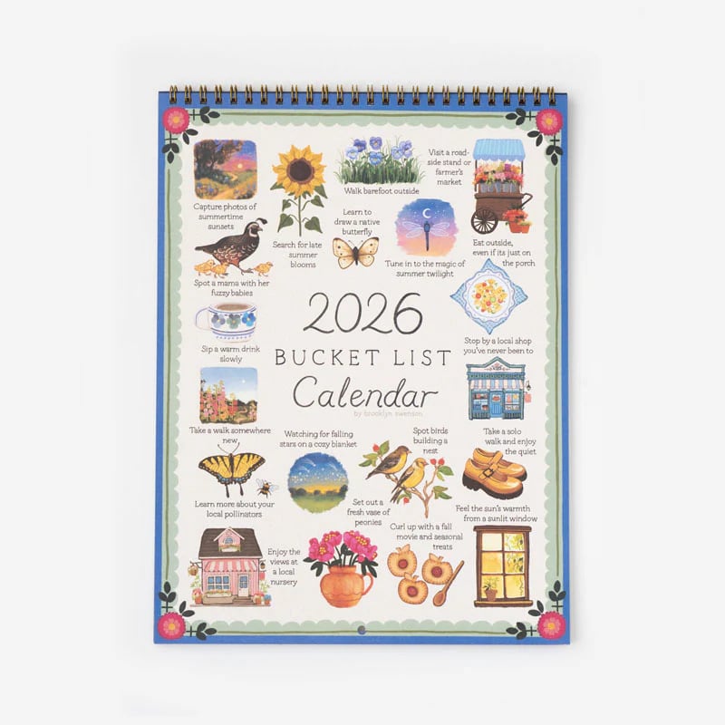 📅LAST DAY 49% OFF - 2026 Bucket List Calendar 🍂🌸