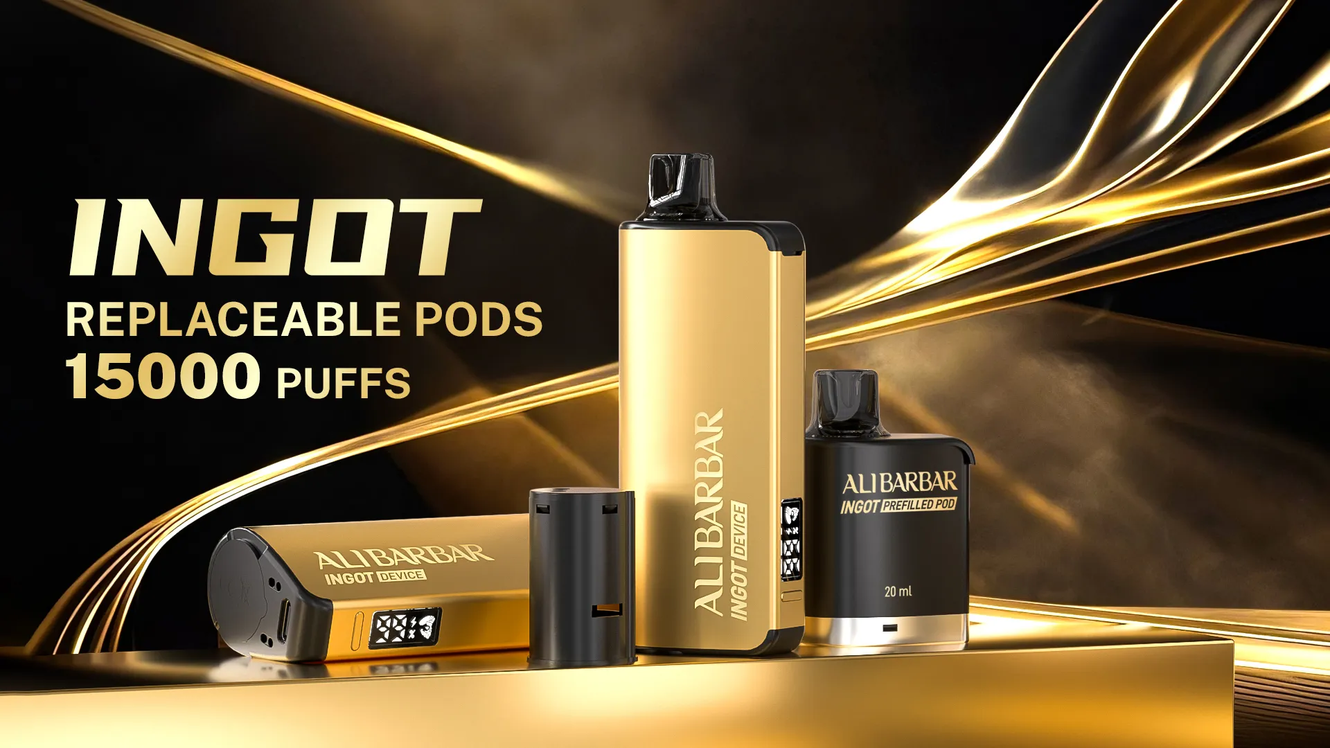 Alibarbar Ingot 15,000 Puffs