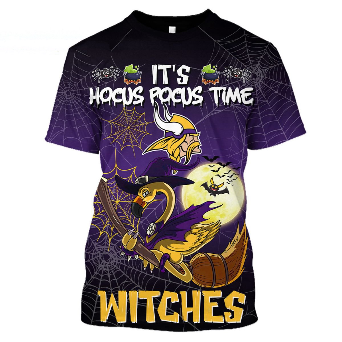 MINNESOTA VIKINGS 3D HOODIE HALLOWEEN002