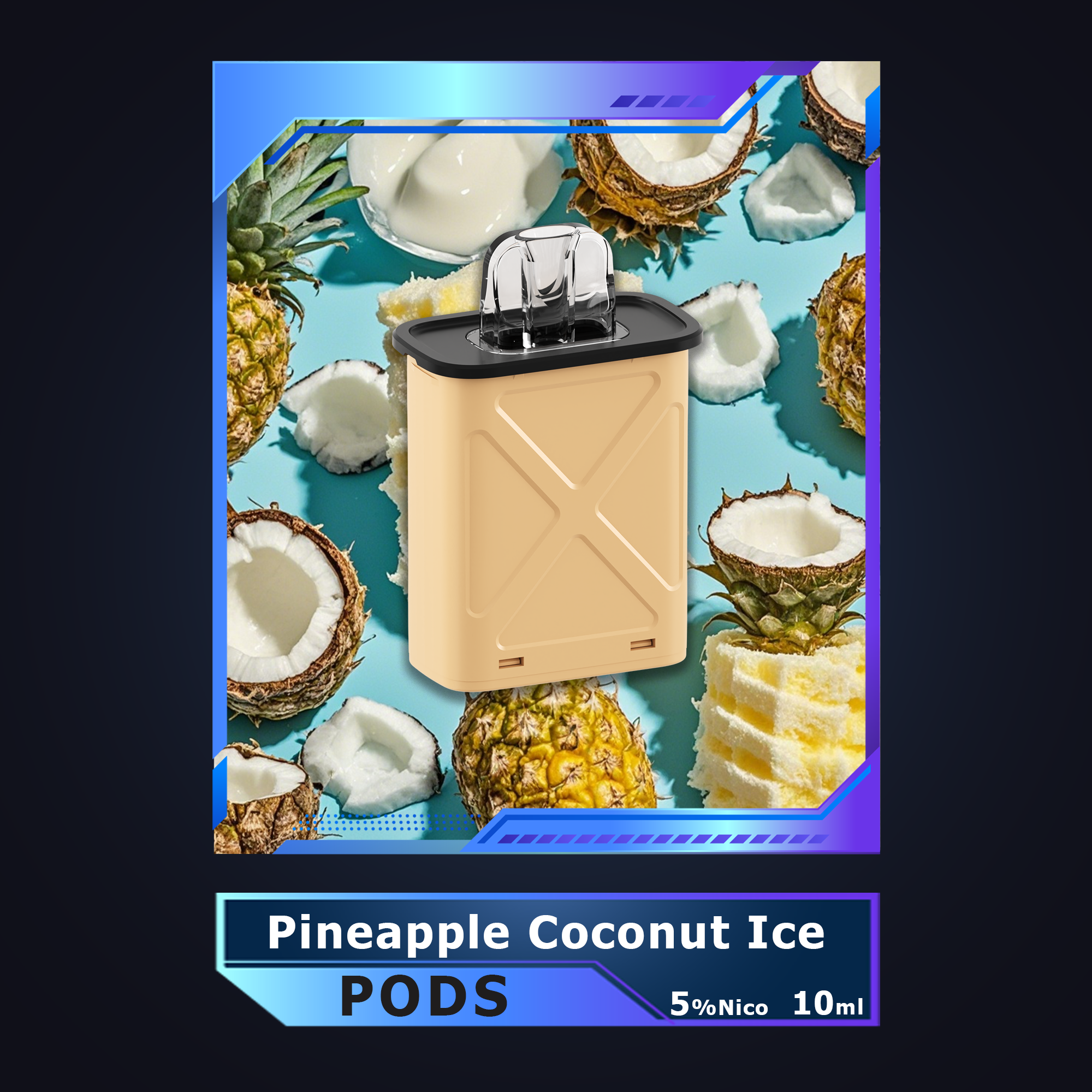 Vapepie FlexSwitch 10000 PUFFS Pineapple Coconut Ice