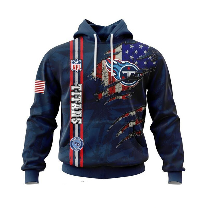 TENNESSEE TITANS 3D HOODIE SKULL0802