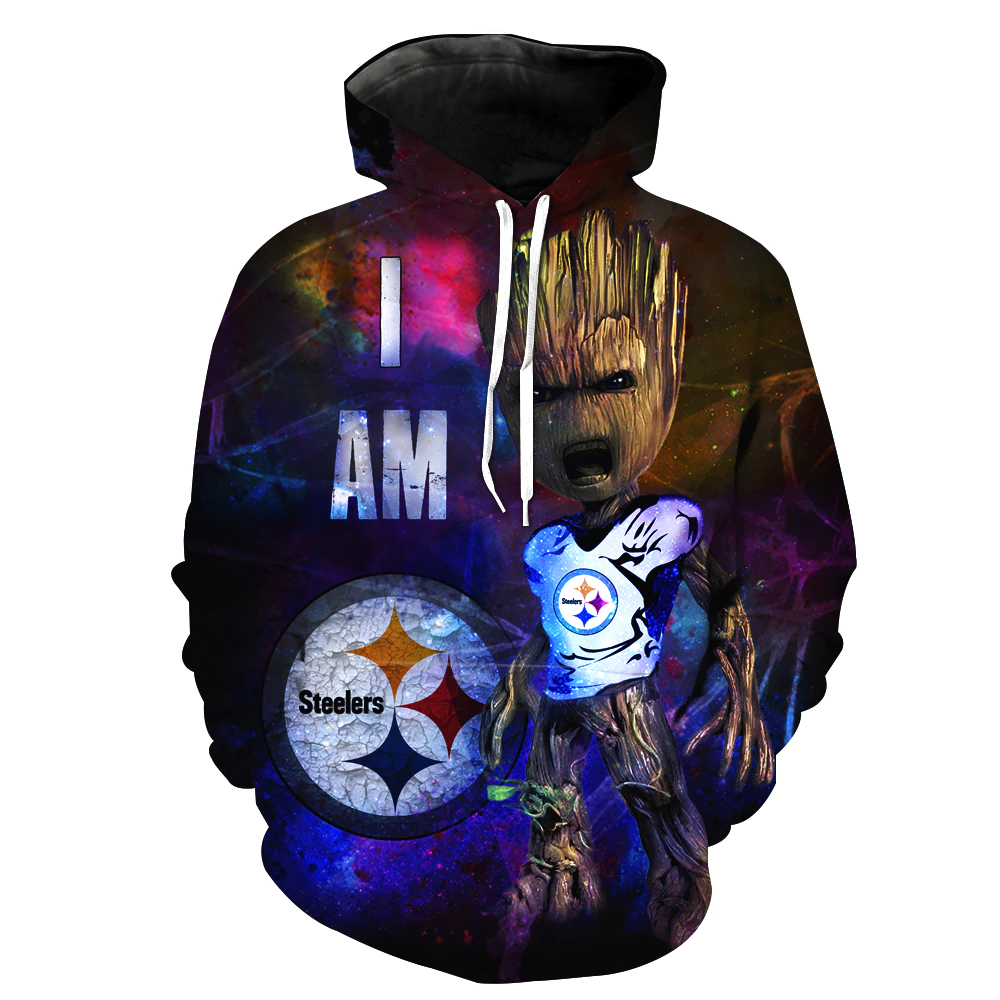 STEELERS 3D HOODIE 2503