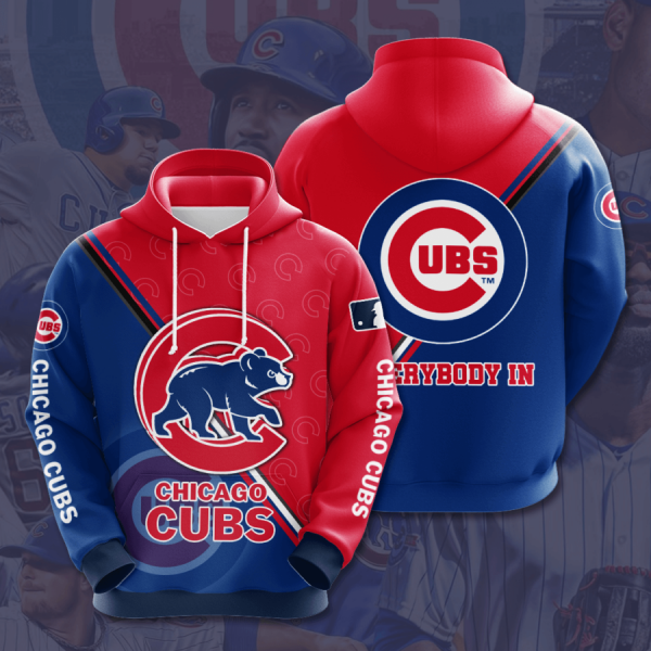 CHICAGO CUBS 3D HOODIES CC016