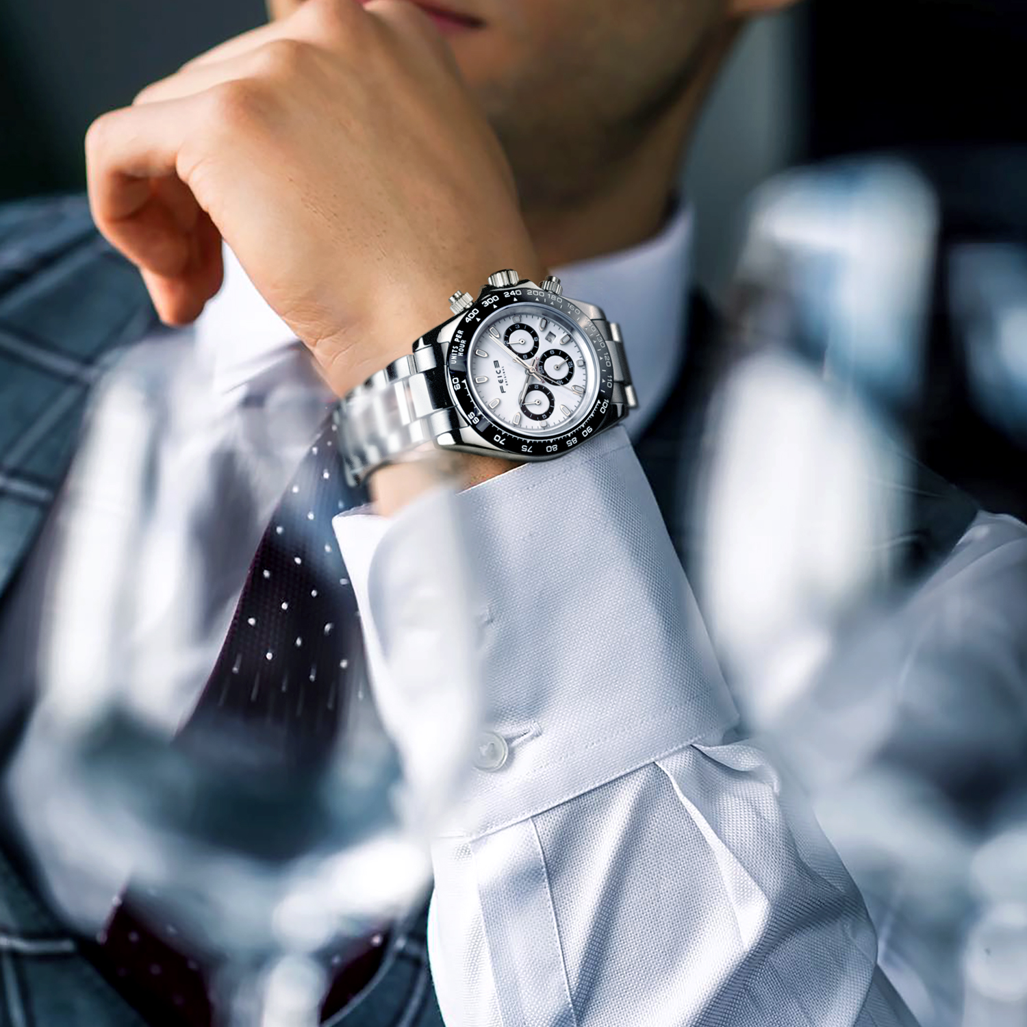 FM023 Multi Function Automatic Watch