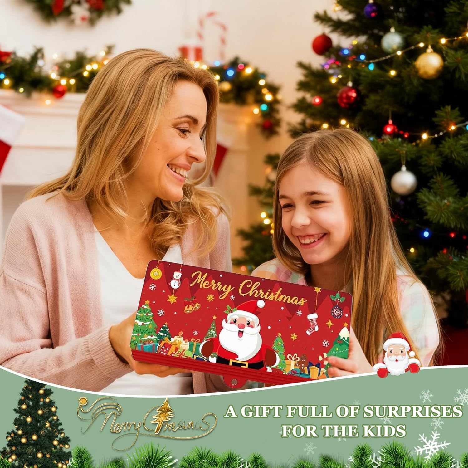 🔥LAST DAY 49% OFF - 3PCS Surprise Card Holder Christmas Cashs Money Clip