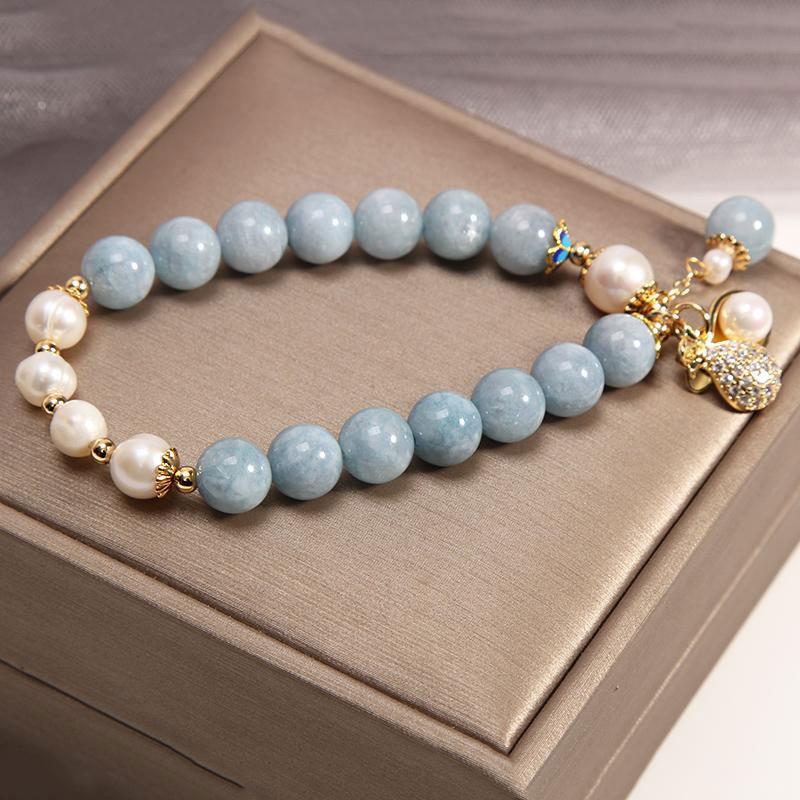 Higomore™ High-quality and exquisite Aquamarine Agate Bracelet