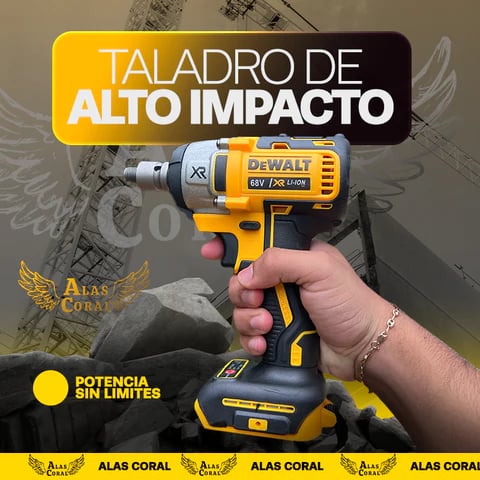 Kit de accesorios para correa de taladro de alto impacto 68V 1/2